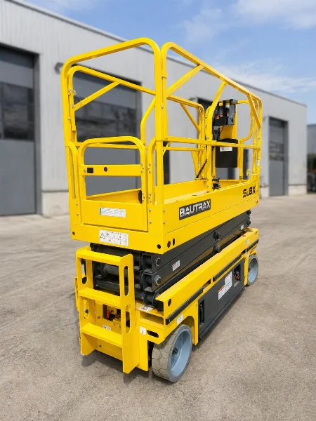 ножична вишка BAUTRAX SL8X - преден ляв изглед.