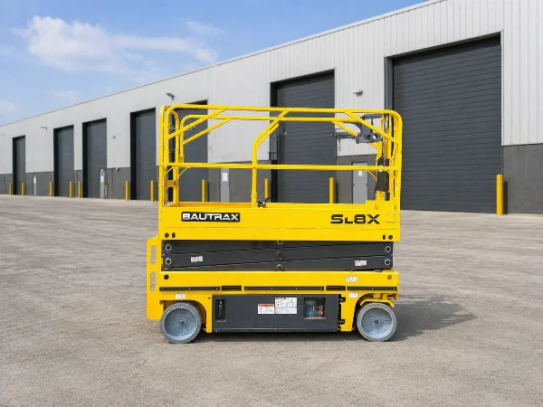 ножична вишка BAUTRAX SL8X - страничен профил.