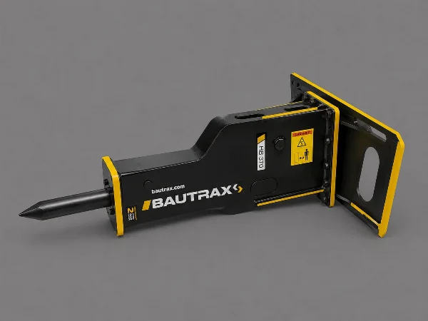Хидравличен чук BAUTRAX HB370 за челни товарачи 2,5–4,5 т