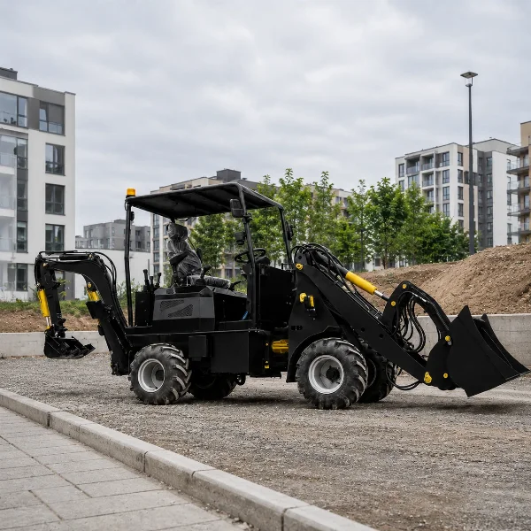 Мини комбиниран багер BAUTRAX MBH06HL